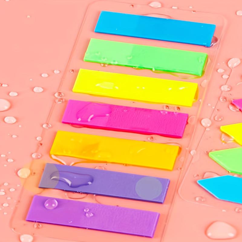 140sheets PET Fluorescent Film Sticky Note Label Sticker for Office