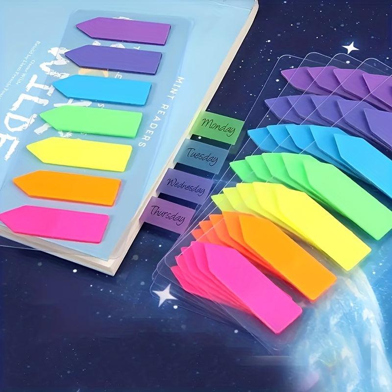 140sheets PET Fluorescent Film Sticky Note Label Sticker for Office