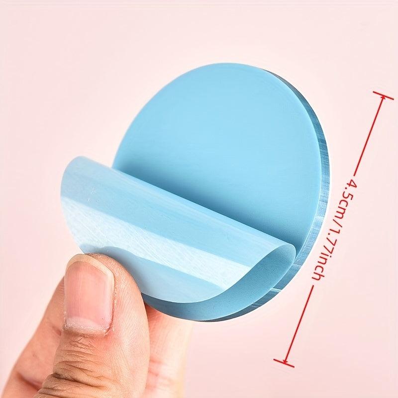 Morandi Round Sticky Notes Multicolor PET Translucent