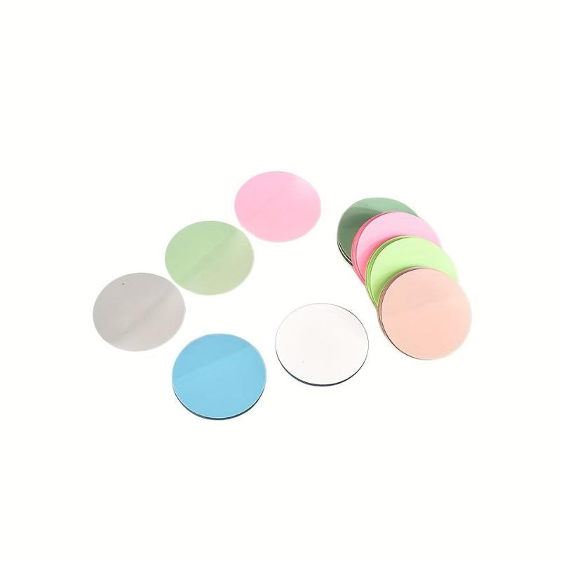 Morandi Round Sticky Notes Multicolor PET Translucent