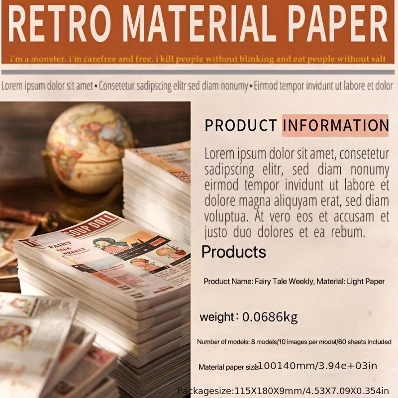 Paper Fairy Tale Weekly Series Retro Hand Account Book Memo Pad