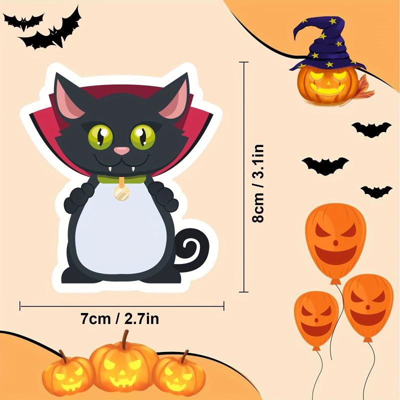 300 Sheets Halloween Cartoon Sticky Notes 10 Books Stickers Page Markers