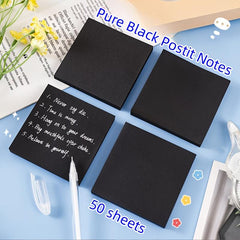 8 Packs Creative Sticky Notes 50 Sheets - Minimalist Message Notes
