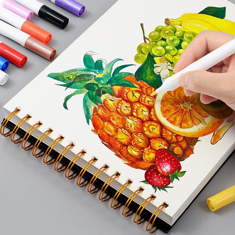 16k Watercolor Book Student Sketch Painting Book Hard Shell Coil Sketch Book
