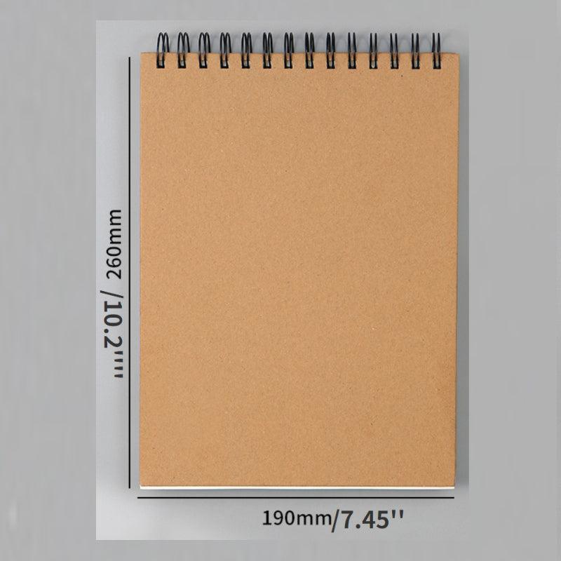 16k Watercolor Book Student Sketch Painting Book Hard Shell Coil Sketch Book
