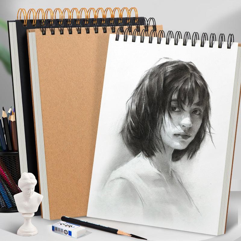 16k Watercolor Book Student Sketch Painting Book Hard Shell Coil Sketch Book