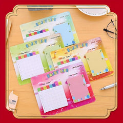 Student Plan Self Discipline Sticky Note Paper Creative Sticker Week Schedule