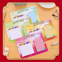 Student Plan Self Discipline Sticky Note Paper Creative Sticker Week Schedule