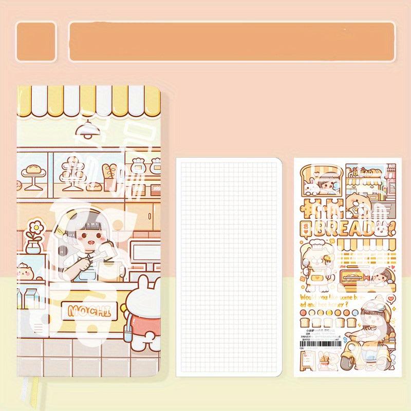 Heart Grid Journal Notebook - Good Looking Weeks Journal Girl