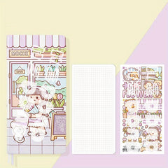 Heart Grid Journal Notebook - Good Looking Weeks Journal Girl