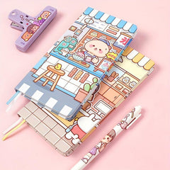 Heart Grid Journal Notebook - Good Looking Weeks Journal Girl
