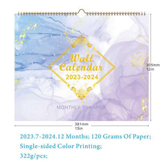 2023 Calendar 20 Sheets Single Sided 120g Writing Paper