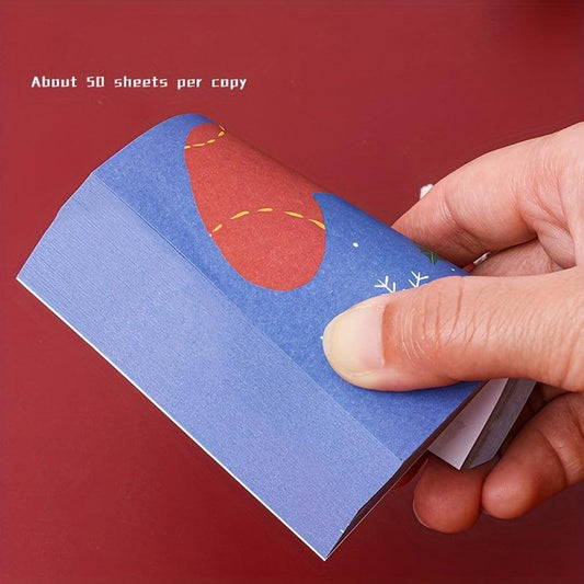 4pcs Cartoon Christmas Sticky Notes for Students