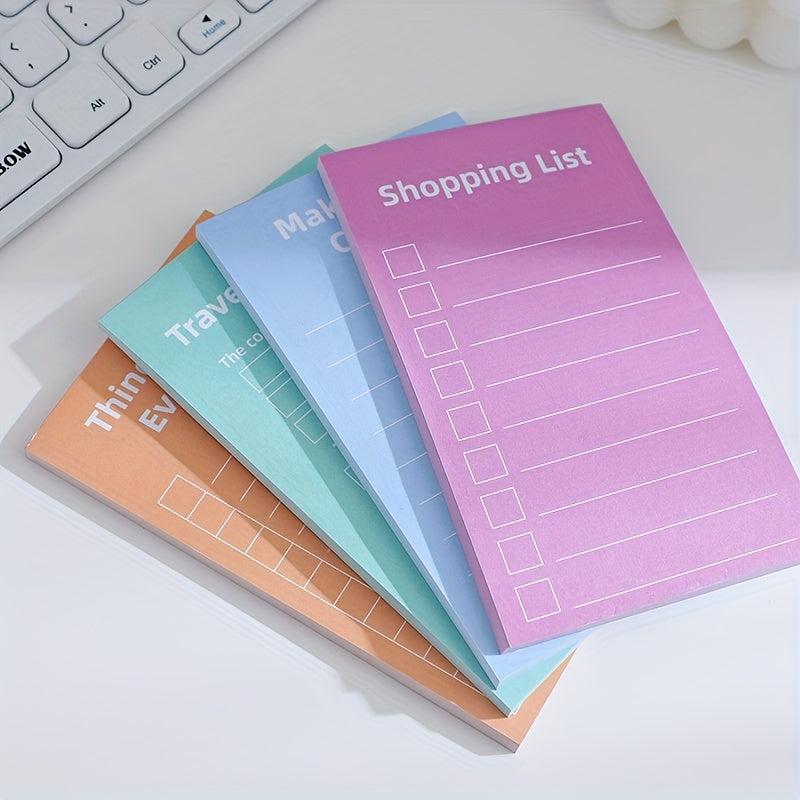 Tourist Memo Daily Plan Student Memo Book