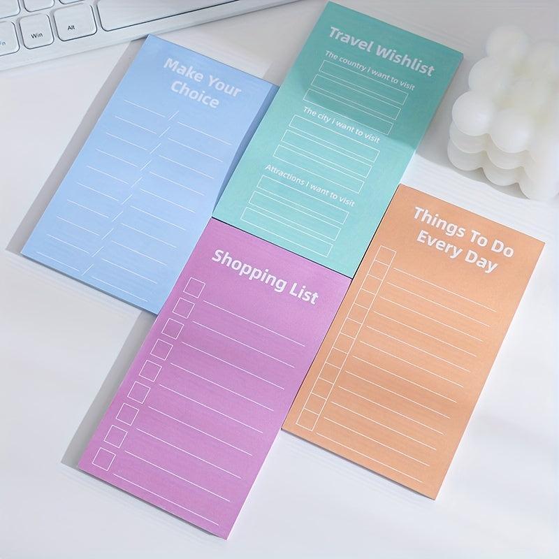 Tourist Memo Daily Plan Student Memo Book