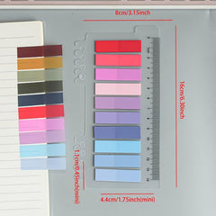 400 PET Sticky Notes Label Paper Office Stationery 200 Index Stickers x2