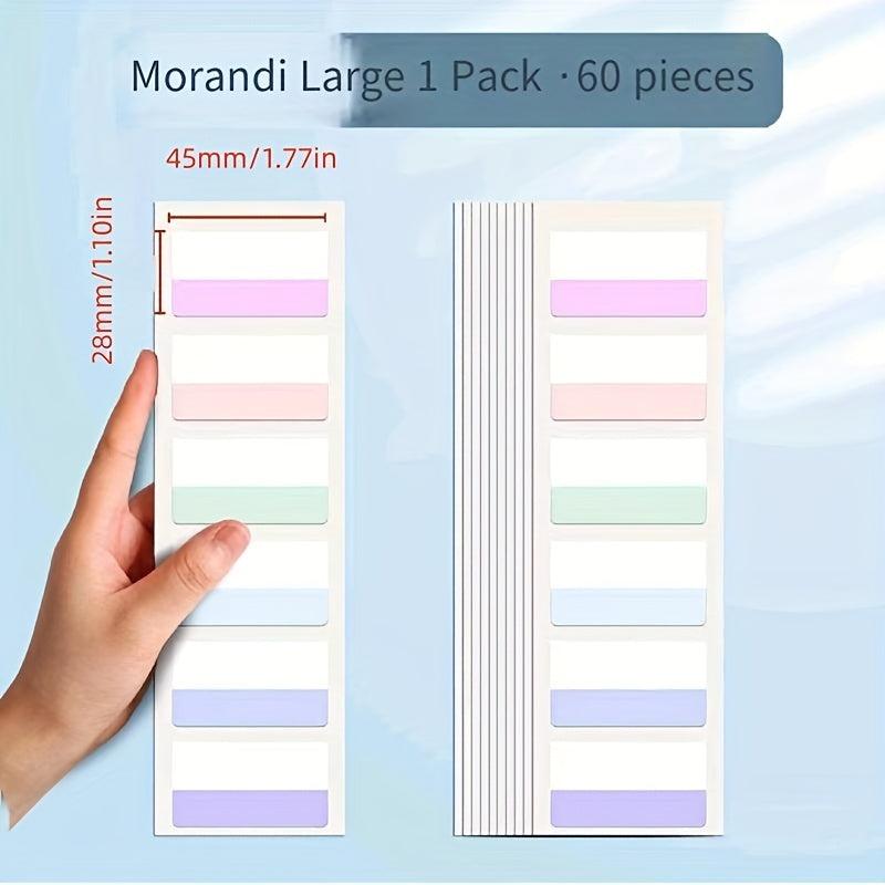 Morandi Color Index Stickers, Writable, Easy to Tear