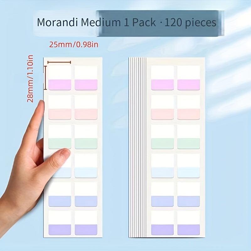 Morandi Color Index Stickers, Writable, Easy to Tear