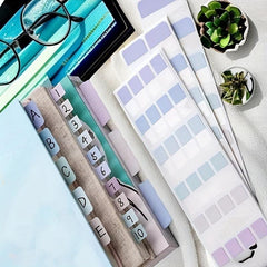 Morandi Color Index Stickers, Writable, Easy to Tear