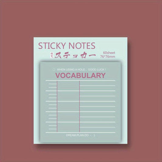 Cute Cartoon Sticker Memo Notebooks