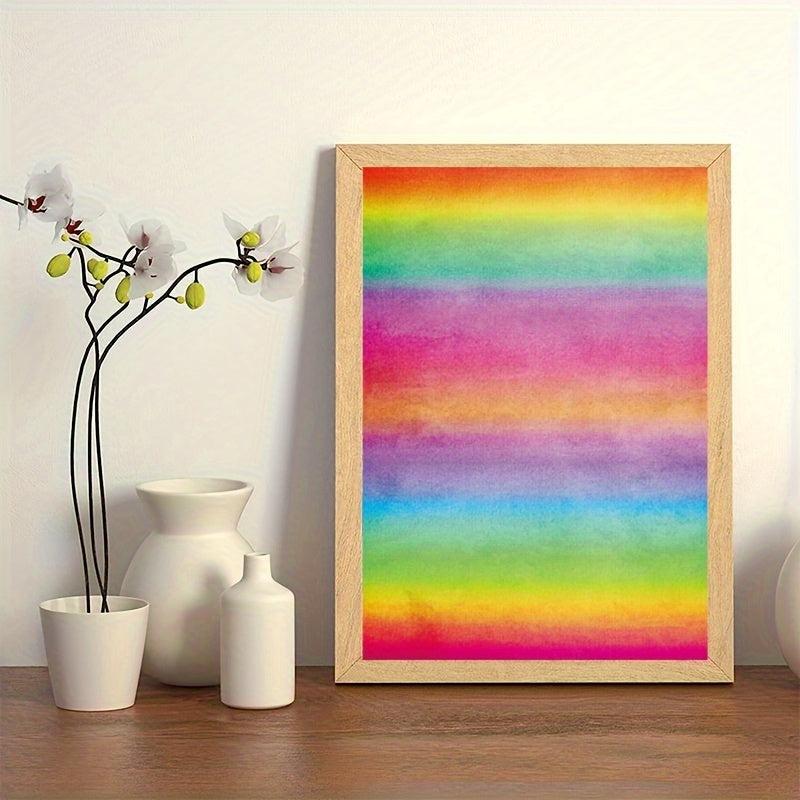 24sheets Rainbow Style DIY Decorative Paper Pad for DIY Crafts