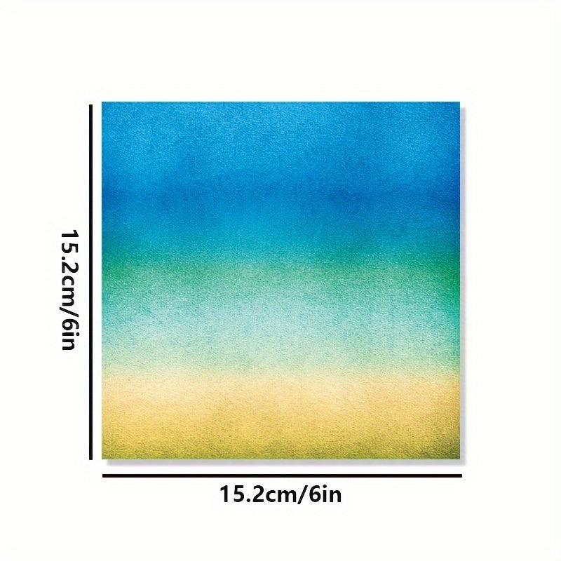 24sheets Rainbow Style DIY Decorative Paper Pad for DIY Crafts