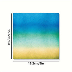 24sheets Rainbow Style DIY Decorative Paper Pad for DIY Crafts