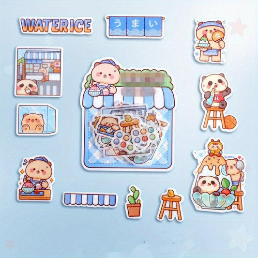 Sweet Potato Hand Ledger Sticker Set - Guka Ins Wind Beauty Girl