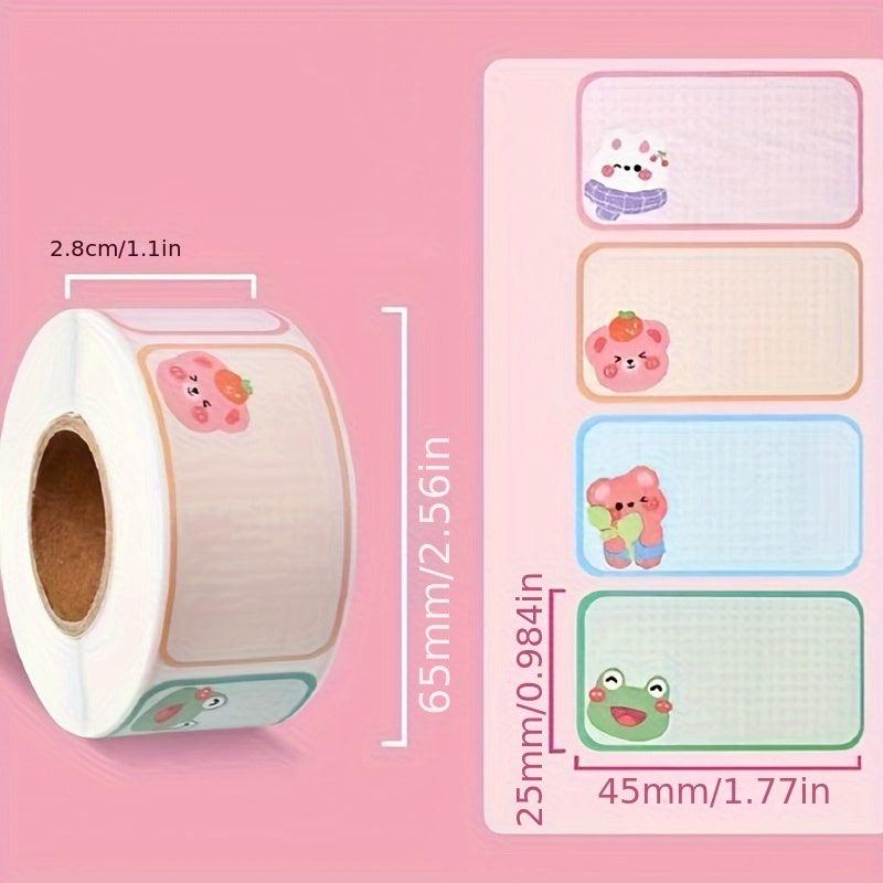 280pcs Waterproof Name Tag Sticker Identification Badges