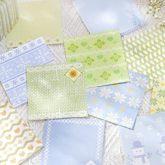 120pcs Fresh & Fabric Dance Sticky Note Paper 80mm