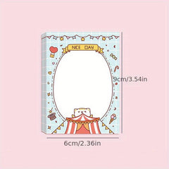 Girl Memo Pads Cartoon Message Paper