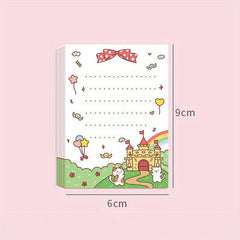 Girl Memo Pads Cartoon Message Paper