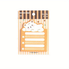 30 Sheets Cartoon Sticky Notes for Students Office & School Stationery