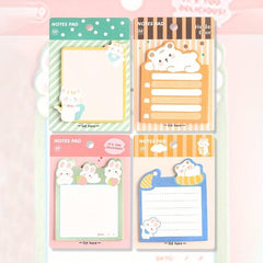 30 Sheets Cartoon Sticky Notes for Students Office & School Stationery