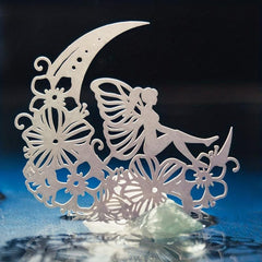 10pcs Retro Hollow Moon Phase Paper for Landscaping, 10x4x2In, 13x5x1In