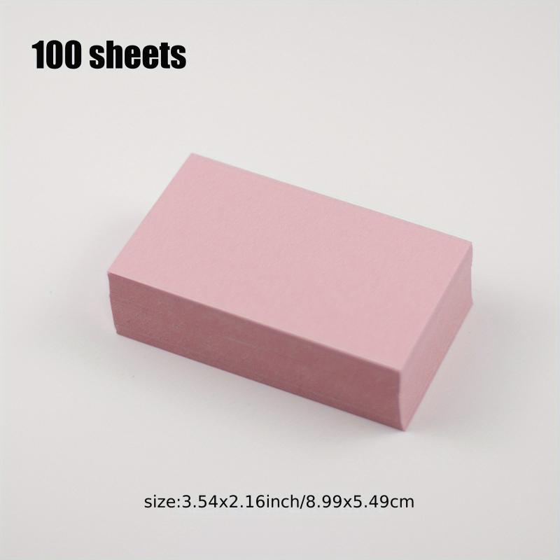 100 Sheets 8 99 13 Card Sticky Note Card Index Cards