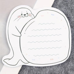 30-Pack Cartoon Seal Sticky Notes for Office and Students