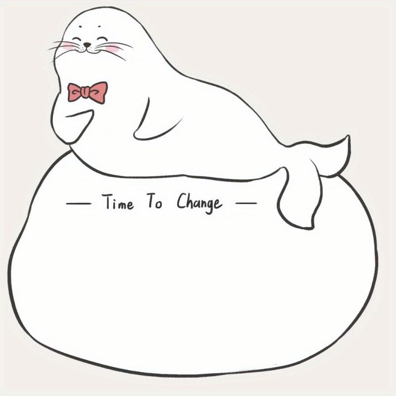 30-Pack Cartoon Seal Sticky Notes for Office and Students