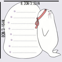 30-Pack Cartoon Seal Sticky Notes for Office and Students