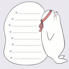 30-Pack Cartoon Seal Sticky Notes for Office and Students