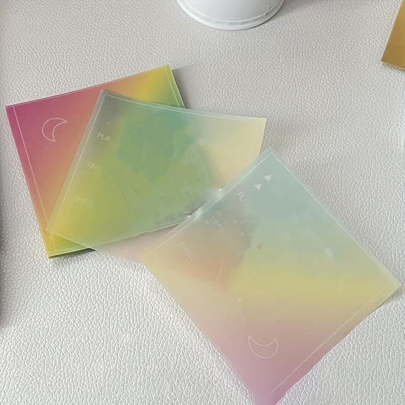 Girls' Heart Sulfuric Acid Memo Book Non Stickable Sticky Note