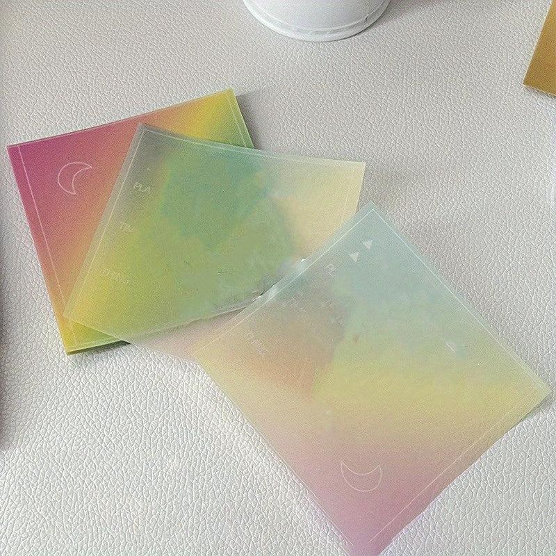 Girls' Heart Sulfuric Acid Memo Book Non Stickable Sticky Note