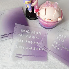 Girls' Heart Sulfuric Acid Memo Book Non Stickable Sticky Note