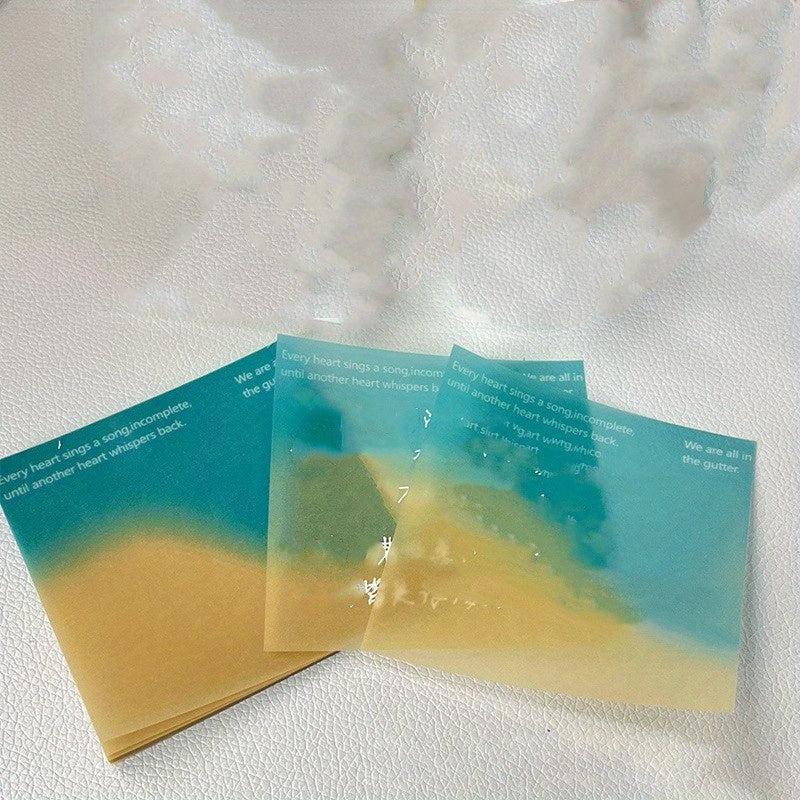 Girls' Heart Sulfuric Acid Memo Book Non Stickable Sticky Note