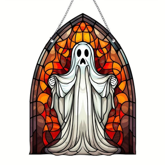 Acrylic Alien Halloween Horror Ghost Window Wall Decoration