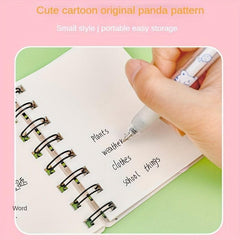 Cartoon Panda Coil Book Portable Pocket Notepad