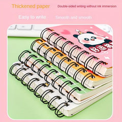Cartoon Panda Coil Book Portable Pocket Notepad