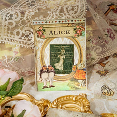 30 Sheets Retro Lace Material Paper Artist Ledger Backing Paper