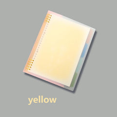 A5 Candy PP Binder Wind Notebook Refill Shell