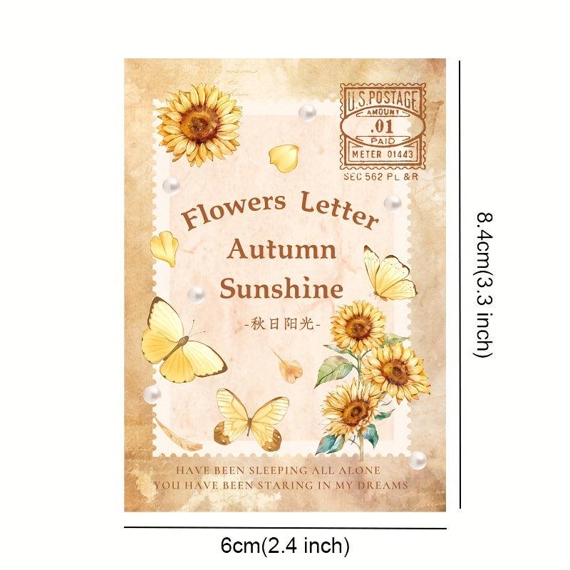 80pcs Vintage Scrapbook Supplier Retro Stickers Antique Paper